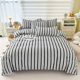 Quilt Cover Set With Bed Linens Single/Queen/King Size colcha de cama casal Solid Color Comforter Bedding Set For Double Bed