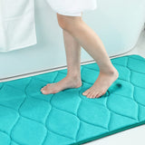 Memory Foam Bath Mat Anti-Slip Shower Carpet  Soft Foot Pad Decoration Floor Protector Absorbent Quick Dry Bathroom Rug