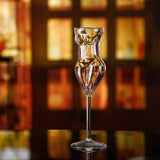 Creative Cocktail Glass Girl Body Shape Glass Cup Crystal Glass Wine Goblet Glass Champagne Borosilicate Beauty Goblet Cup