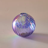 Iridescent Ball Vases Decoration Home Living Room Flower Pot for Interior Glass Vase Tabletop Plants Home Decor Home Vase