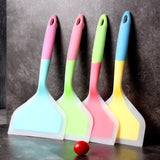 Silicone Spatula Cooking Utensils Beef Meat Egg Kitchen Scraper Wide Pizza Cooking Tools Shovel Non-stick Spatula Kitchenware