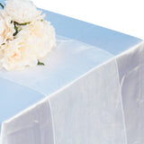 Wedding Party Table Runner Banquet Organza Decoration Table Runner Soft Sheer Fabric Hotel Press Conference Tablecloth Decor