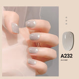 7.3ml Jelly Gel Nail Polish Transparent Nude Manicure Top Coat SemiPermanent Polish Soak Off UV LED Gel Art Nail Varnish