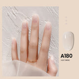 7.3ml Jelly Gel Nail Polish Transparent Nude Manicure Top Coat SemiPermanent Polish Soak Off UV LED Gel Art Nail Varnish