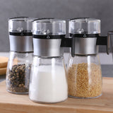 5g Push-type Salt Dispenser Pepper Shaker Spice Salt Sugar Bottle Jar Push Type Can Tin Seasoning Kitchen Condiment Cuisine