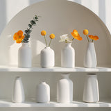 Ceramic Vase Plain Embryo Nordic Handicrafts Desk Decoration Home Decoration Dried Flowers Small Flower Inserts
