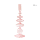 European Candle Holder Glass Candlestick Home Decoration Wedding Decoration Candle Stick Holder Nordic Home Decor