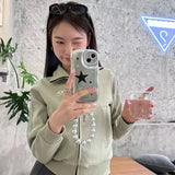 Color Stars INS Phone Cases for IPhone 11 12 13 Pro Max Shockproof Cool Punk Hip Hop Cute Full Coverage Thick Soft Shell