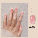 7.3ml Jelly Gel Nail Polish Transparent Nude Manicure Top Coat SemiPermanent Polish Soak Off UV LED Gel Art Nail Varnish