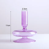 Romantic Glass Candle holder candlelight dinner Nordic Candlestick Wedding centerpieces  Birthday living room home decor