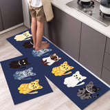 Kitchen Mat Bedroom Living Room Carpet Balcony Long Rug Home Decor Bathroom AntiSlip Entrance Doormat Hallway Floor Mat