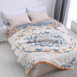 Twin Queen Size Anti Pilling Bedspread Comforter Soft Cotton Air-conditioning Throw Blankets On The Bed Summer Quilt Bed Linens