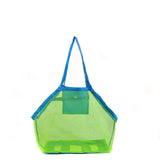 Outdoor Beach Mesh Bag Children Sand Away Foldable Protable Kids Beach Toys Bag Clothes Toy Storage Sundries Organizers Backpack