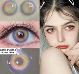 1Pair New Color Contact Lenses for Eyes Natural Brown Eyes Contacts Lenses Yearly Fashion Blue Eyes Lens Colored Lens