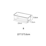 Transparent Desk Acrylic Storage Box Drawer Organizers  Jewelry Makeup Organizer For Cosmetic Closet Organizer For Small Things