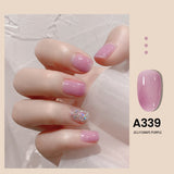 7.3ml Jelly Gel Nail Polish Transparent Nude Manicure Top Coat SemiPermanent Polish Soak Off UV LED Gel Art Nail Varnish