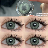 EYESHARE 1 Pair New Colored Contact Lenses for Eyes Blue Lenses Big Eye Lenses Brown Lesnes Yearl Eye Contacts Cosmetic Lenses