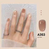 7.3ml Jelly Gel Nail Polish Transparent Nude Manicure Top Coat SemiPermanent Polish Soak Off UV LED Gel Art Nail Varnish