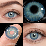 1Pair Natural Color Contact Lenses For Eyes Blue Eye Contacts Lens Yearly Beauty Colored Eyes Lenses Cosmetic Gray Lens