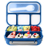 Lunch Box Bento Box 81oz Lunch Containers For Adult Kid Toddler 4 Compartment Bento Lunch Box Microwave Dishwasher Freezer Safe