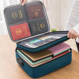 Document Storage Bag Organizer Desk Stationery Women Travel Files Card Folder Holder Tool Case Handbag Home Office Accessories