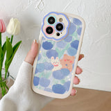 Flower Lens Protect Cases For iPhone 11 12 13 14 Pro Max Phone Case iPhone11 Fundas iPhone14 Plus 11Pro Promax Soft Back Cover