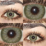 Color Lens Eyes 2pcs Natural Color Contact Lenses For Eyes Yearly Beauty Brown Contacts Lenses Eye Cosmetic Color Lens