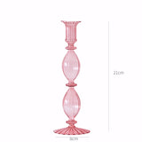 European Candle Holder Glass Candlestick Home Decoration Wedding Decoration Candle Stick Holder Nordic Home Decor