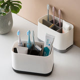 Multi-funct Toothbrush Toothpaste Holder Case Shaving Makeup Brush Electric Toothbrush Organizer Stand Box Bathroom Accessories