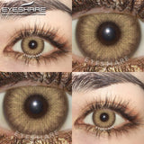 Color Lens Eyes 2pcs Natural Color Contact Lenses For Eyes Yearly Beauty Brown Contacts Lenses Eye Cosmetic Color Lens