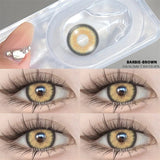 Color Contact Lenses for Eyes Natural 2pcs Blue Brown Colored Lenses Eyes Yearly Beautiful Pupil Color Contact Lenses