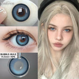 1Pair New Color Contact Lenses for Eyes Natural Brown Eyes Contacts Lenses Yearly Fashion Blue Eyes Lens Colored Lens