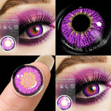 Color Contact Lenses For Eyes 2pcs Anime Cosplay Colored Lenses Blue Crazy Halloween Lenses Contact Lens Beauty Makeup