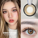 Contact Lenses 2pcs/pair Colored Contact Lens for Eye Color Cosmetic Color Contact Lens Beauty Eye Makeup Pupils