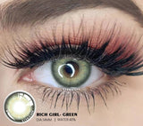Natural Color Lens Eyes 2pcs Color Contact Lenses For Eye Blue Beauty Contact Lenses Eye Yearly Cosmetic Color Lens