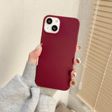 Light and thin feel good Silicone Case For iPhone 13 12 14 Pro Plus XS MAX XR X 7 8 Diy Cases For Apple Full Cover