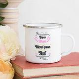 Print Mugs Creative Coffee Cups Drinks Water Milk Cup Enamel Mug School Home Handle Drinkware Gifts