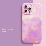 Oil Painting Flower Matte Silicone Phone Case For iPhone 14 13 12 11 Pro Max XR XS X 7 8 Plus SE Mini Shockproof Soft Cover