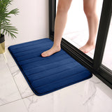 Cobblestone Embossed Absorbent Bath Mat Thicken Non-slip Mat Damp-proof Soft Foot Pad Shower Room Doormat  Memory Foam Pad