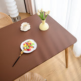 Rectangle Leather Tablecloth for Dinner Table Cloth Cover Stain Wrinkle Resistant Waterproof Oil-proof Desk Cover Desktop