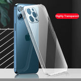 Clear Phone Case for iPhone 11 12 13 14 Pro Max Case Silicone Soft Cover for iPhone 13 X XS Max XR 8 7 6s Plus 5 SE Back Cover