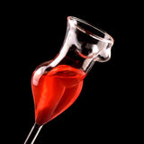 Creative Cocktail Glass Girl Body Shape Glass Cup Crystal Glass Wine Goblet Glass Champagne Borosilicate Beauty Goblet Cup