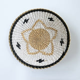 Creative Combination Wall Decoration Rattan Grass Weaving Straw Plate for Home Decor Livingroom Bedroom Background Decoration