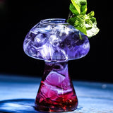 1Pcs Heart-Shaped Cocktail Glass Transparent Glass Cup Beer Vodka Brandy Bar Restaurant Club Drinkware Decorations