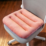 Soft Smooth Short Plush Thicken Chair Cushion Office Seat-Back Cushion Girls' Cute Seat Cushion Living Room Tatami Cushion