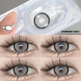 Color Contact Lenses for Eyes Natural 2pcs Blue Brown Colored Lenses Eyes Yearly Beautiful Pupil Color Contact Lenses
