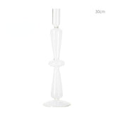 European Candle Holder Glass Candlestick Home Decoration Wedding Decoration Candle Stick Holder Nordic Home Decor