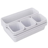 8pcs Household Drawer Organizers Dustproof Desk Stationery Storage Box Women Makeup Organizer for Kitchen Bathroom accessories