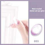 Laser Rainbow Cat Eye Gel Magnetic Nails Polish Reflective Sparkling Glitter Gel Can Be Use on Any Color Nail Accesorios