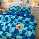 Bedding Set for Girl Boy Bedroom KIDS Modern Comforter Duvet Cover Flat Sheet Pillowcase  Home Textile Soft Bed Linen